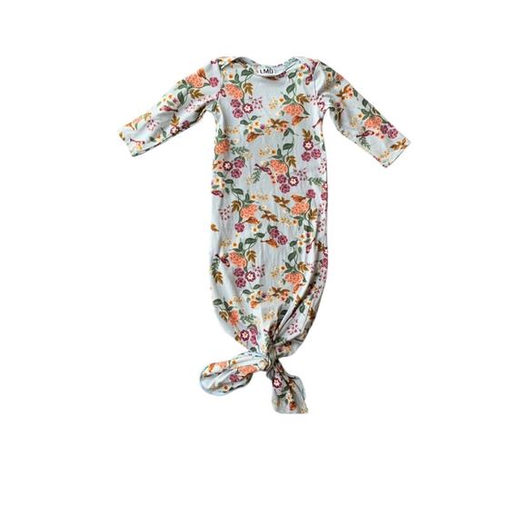 Little Miss Dessa 🌺 Made In USA Floral Knot Gown - Picture 7 of 7